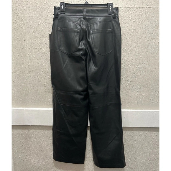 BLANKNYC THE BAXTER Ribcage Straight Leg Faux Leather Pants NWT 29 - Picture 3 of 7